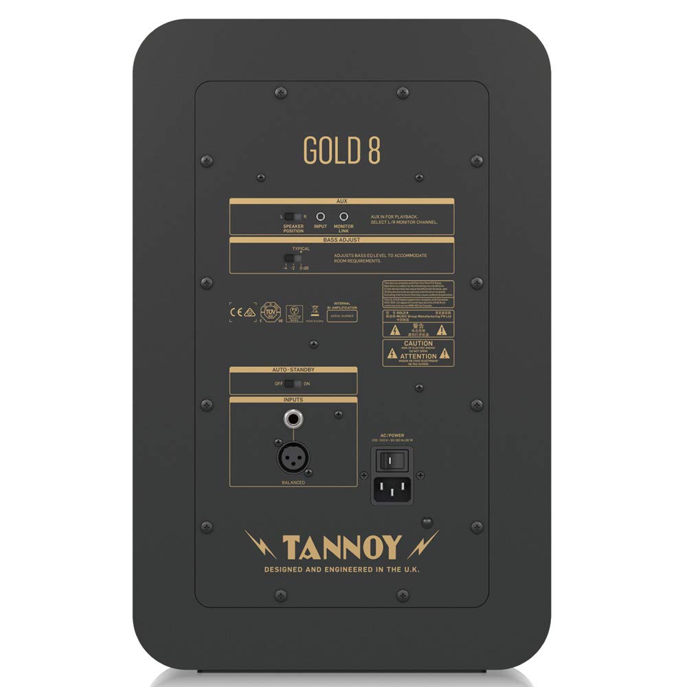 ペア購入用　TANNOY GOLD 8 スタジオモニタースピーカー 左 Amazon.co.jp: TANNOY GOLD 8 モニタースピーカー ×2本 : 家電＆カメラ