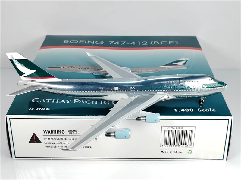 ACE HOBBY Phoenix Cathay Pacific Cargo for Boeing B747-400 B-HKS 1/400 Aircraft Pre-built Model نموذج الطائرة