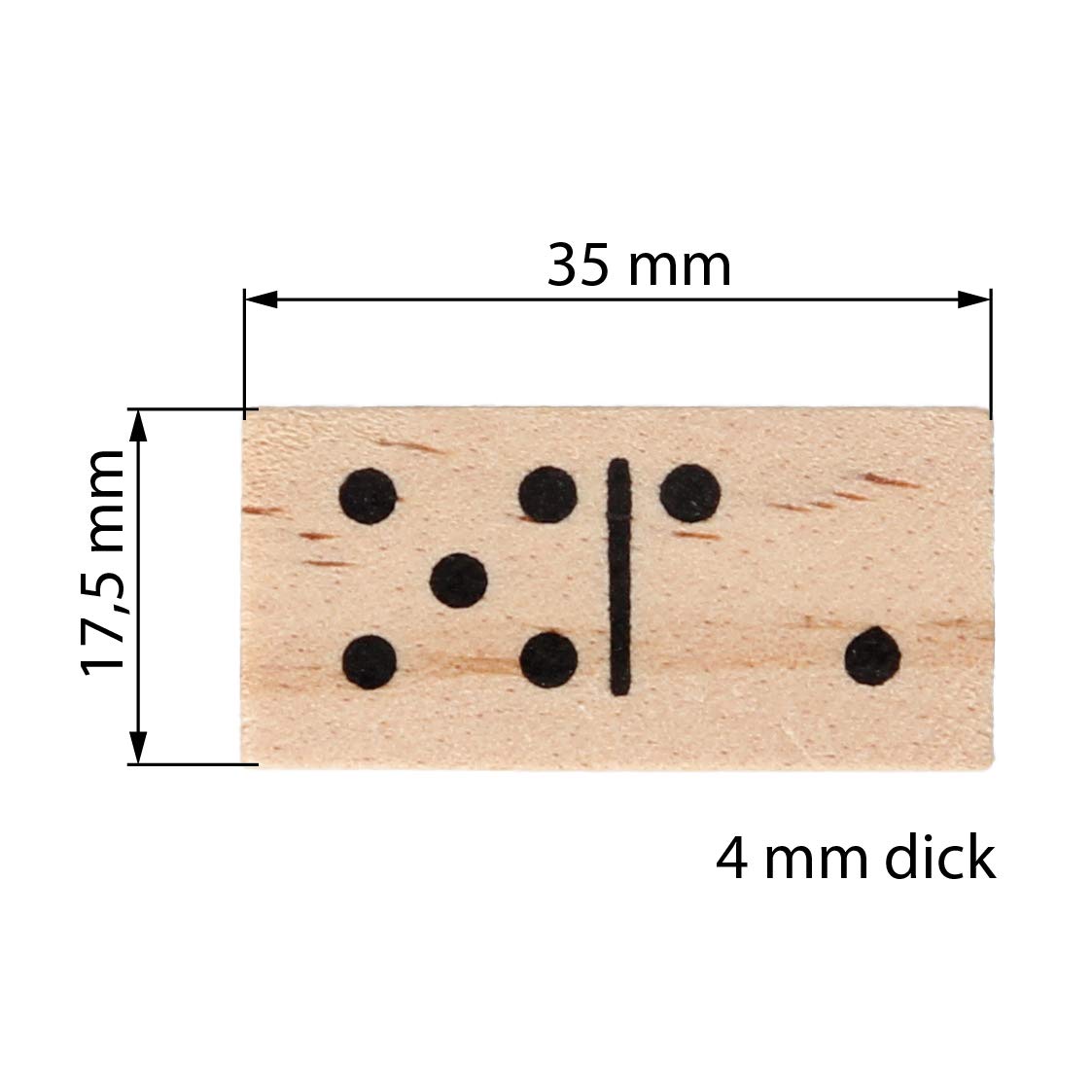 Bartl 101824 - Jeu traditionnel Mikado et Domino dans une boîte en bois pratique avec couvercle coulissant - 19,5 x 9 x 3 cm
