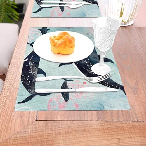 Set de table lavable anti tache et anti glisse PVC lot de 6 - 7