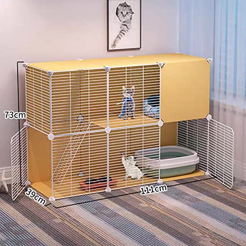 Cage pour chat spacieuse pour sécuriser 1 à 2 félins - 7