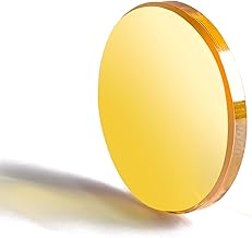 Hgnova CO2 Laser Lens 20mm Mirror CO2 Laser Focal Lens CO2 Focus Lens, CVD ZnSe for CO2 Laser Engraving Machine Cutter, Dia 20mm FL50.8mm