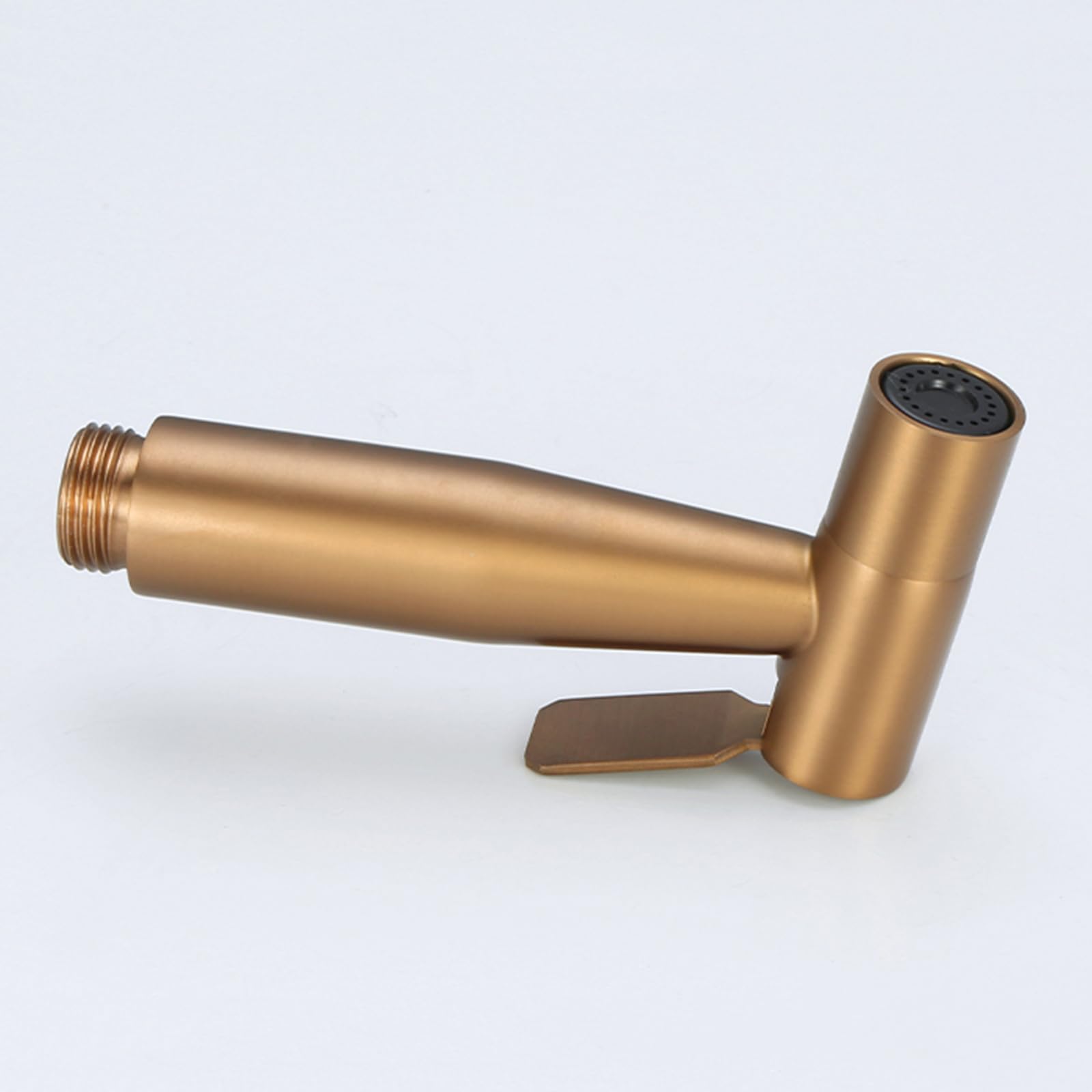 Pulverizador de Bidé de Mano Kit Bidet de Mano para Wc de Pared con Manguera de Ducha de 1,2 M Oro Rosa Cepillado