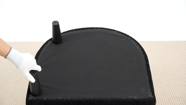 Sillón Plegable Soft Boucle Negro miniatura 7