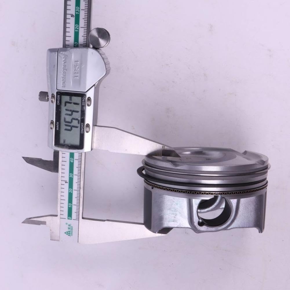 4 Pcs G4FJ 77.5mm Engine Piston Rings Set Plus 0.5mm 23410-2BCA0 234102BCA0 Compatible with 2011-2019 1.6T Car