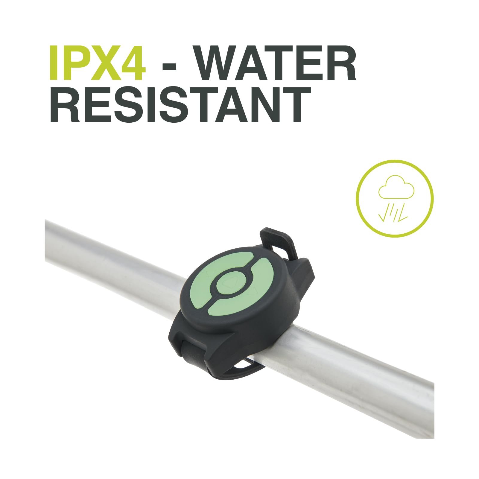 Clignotants pour vélo - Télécommande sans Fil - Autonomie 4h30 - Résistants à l’Eau - Installation sur la Selle - Rechargeables grâce au câble Micro-USB - 5 Modes d’éclairage - Noir