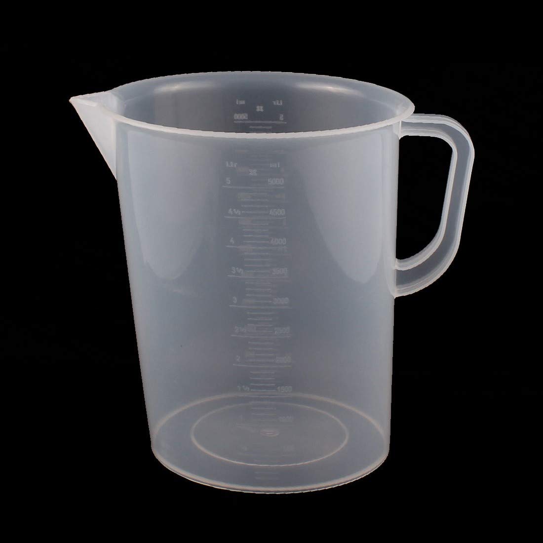 New Lon0167 Juego de cocina Labotary Plástico Transparente Taza de medición Pour Spout Container(Set Küche Labotary Kunststoff Transparent Messbecher Ausgießer Container