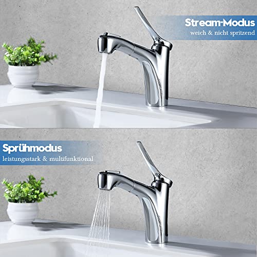 Decaura-Grifo-Extensible-Lavabo-Bano-Grifo-Fregadero-con-Ducha-Extraible-en-2-Modos-de-ChorroGrifo-Lavabo-Flexible-Monomando-Cromado