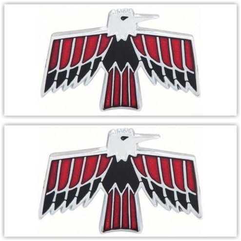 OER 9789589-2 1967-1968 Pontiac Firebird Bird Logo Front Fender Emblem Set/Pair