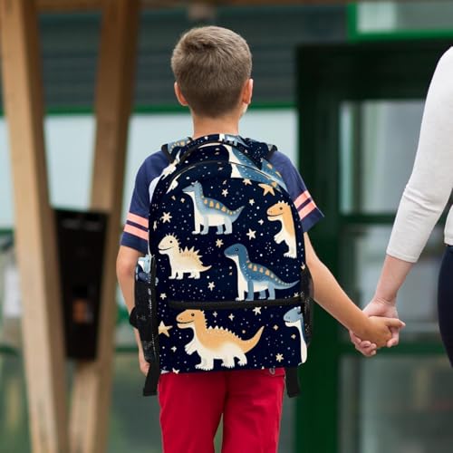 Sac à dos dinosaure 2 pièces avec trousse pour collégiens