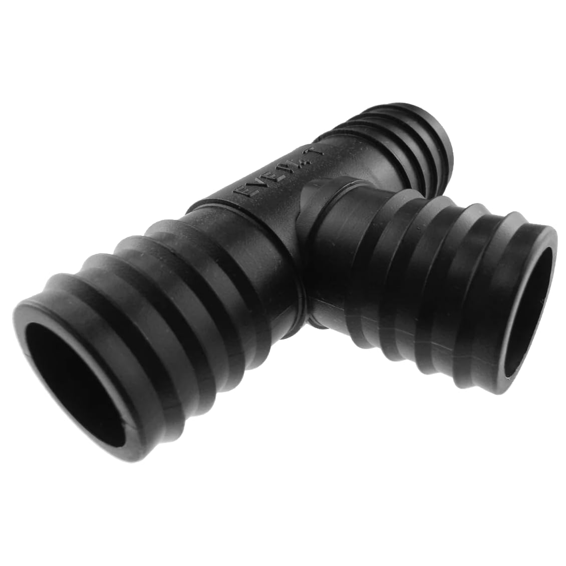 B2c Black Pond Hose Connectors: T-Bend, Straight, Tap, Valve, Tee, Elbow, Flow Control, Adjustable, Leak-Proof Fittings For Water Pumps, Filters, And Irrigation Systems (Tee 50Mm)