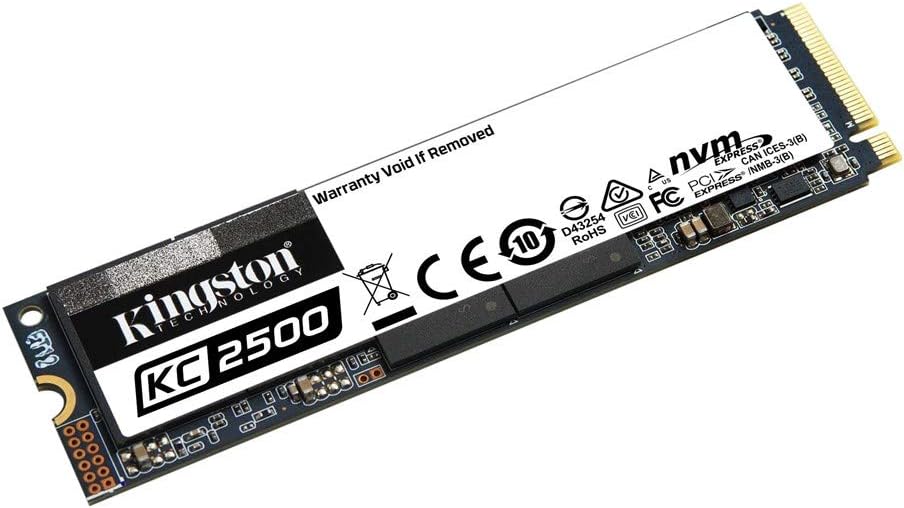Kingston KC2500 250 GB Solid State Drive - M.2 2280 Internal - PCI Express NVMe (PCI Express NVMe 3.0 x4)