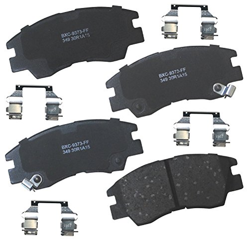 Image of Bendix Premium SBC349 Ceramic Front Brake Pads for Dodge Raider 1989-1988, Ram 50 1993-1987, Van 1000 2009-2008, Mitsubishi Mighty Max 1996-1987, Montero 1991-1988, Van 1990-1987