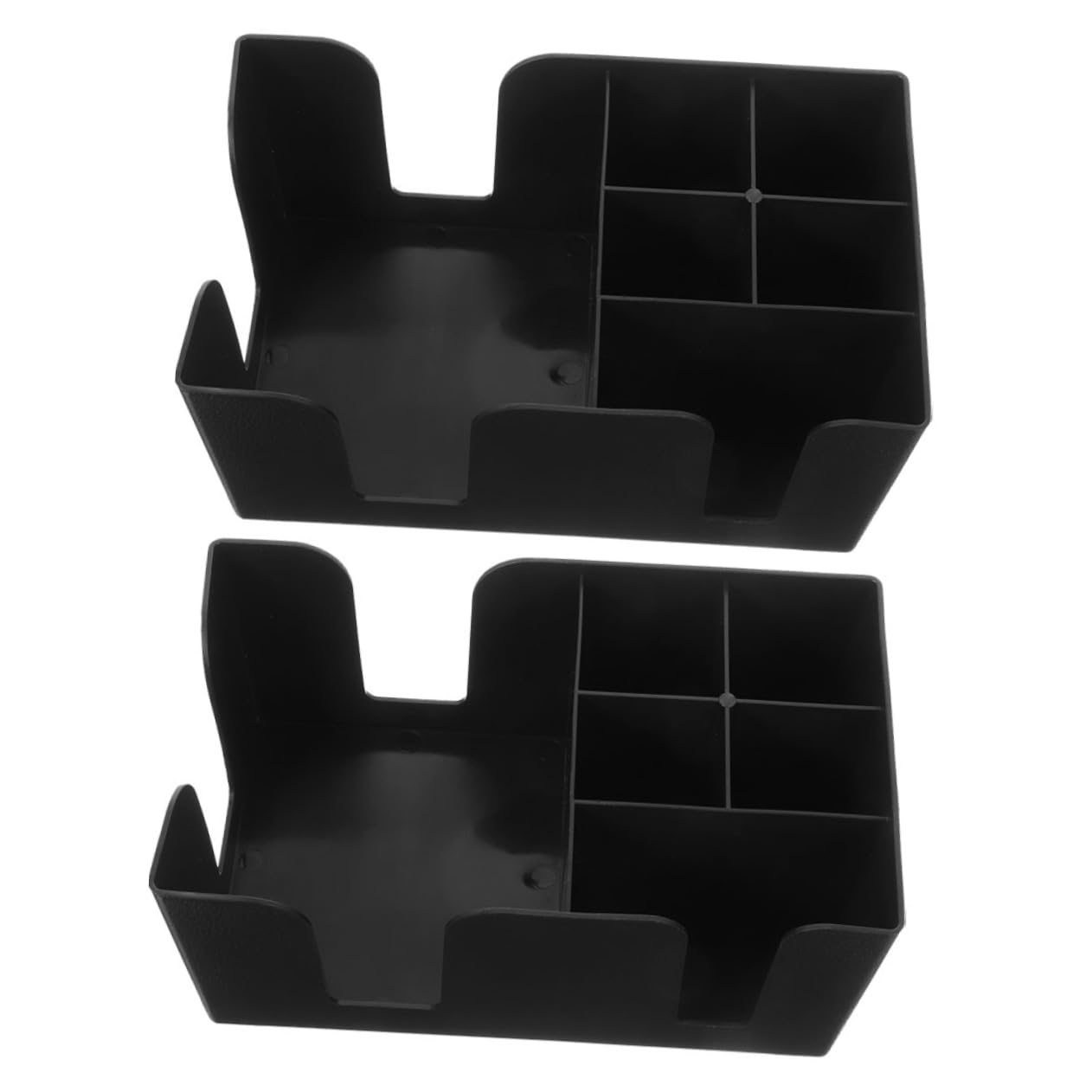 GLEAVI Tea Bag Storage Box 2-piece Bar Compartment Organizer Cup Lid Sugar Bag Holder Countertop Pp Material