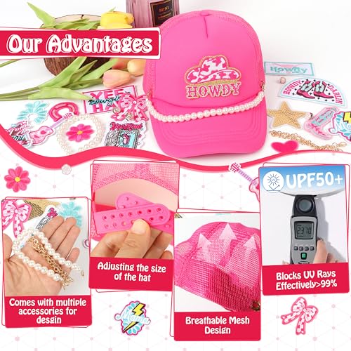 Gorra Trucker Western Ajustable para Mujer miniatura 6
