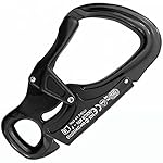 Kong Italy - Tango Black: Mosquetón de aluminio con doble palanca de seguridad Ideal para construir juego de Ferrata y pinza de seguridad y específico para usos en ferrate y parques aventura Equipado con sistema Keylock Material duradero