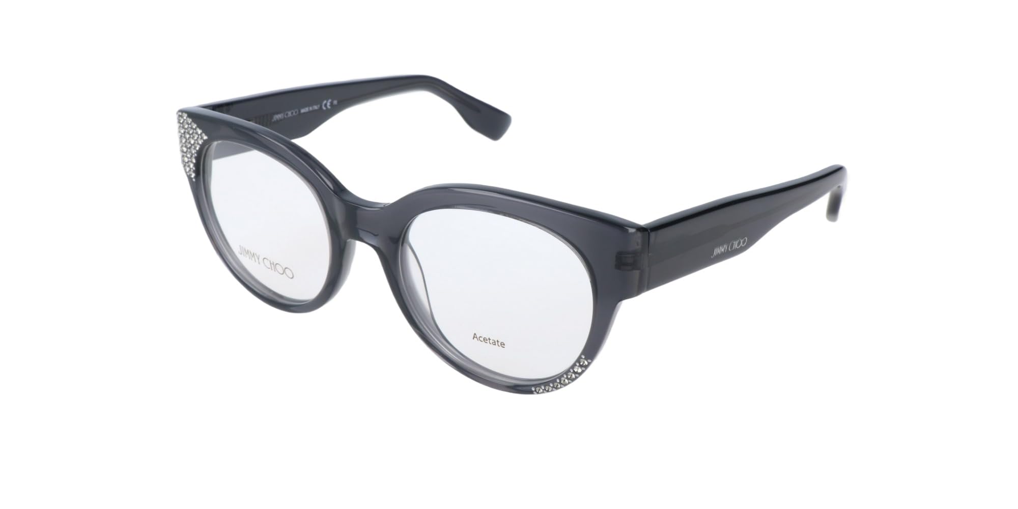 JIMMY CHOO 136, Cat Eye, acetate, women, TRANSPARENT DARK GREY(J8E), 49/20/140-picture-31