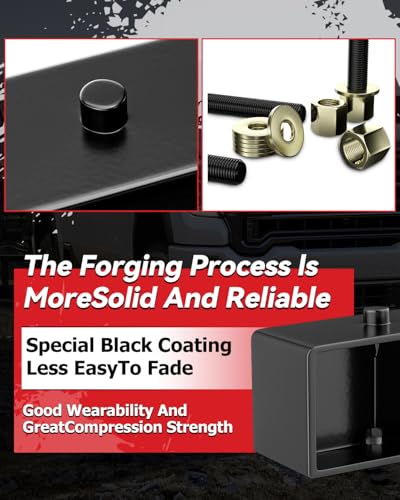 Image of PROEZE 3in Rear Leveling Block Kit for 1999-2024 Silverado Sierra 1500