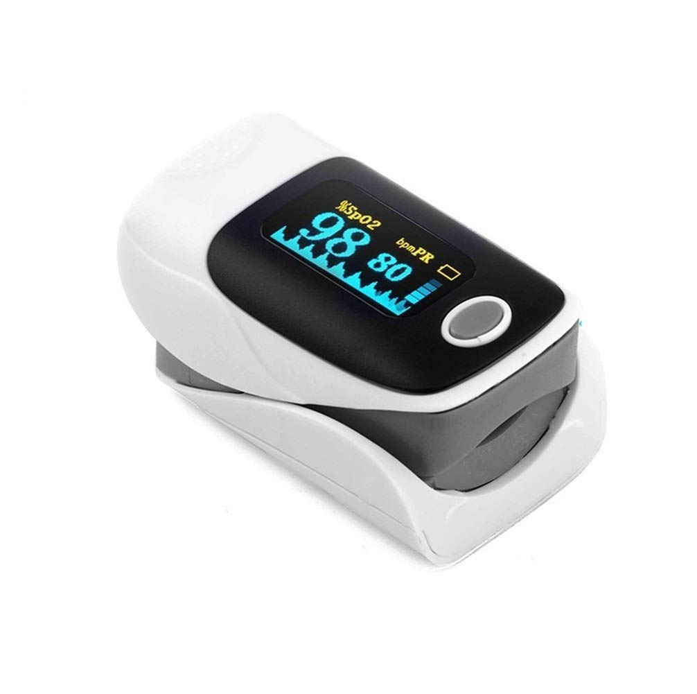 YHW Pulso del Dedo oxímetro de oxígeno Arterial Digital Multifuncional Sangre Monitor de oxígeno SpO2 Tester Monitor de Ritmo cardíaco para Adultos y Niños ( Colores Estilo al Azar )