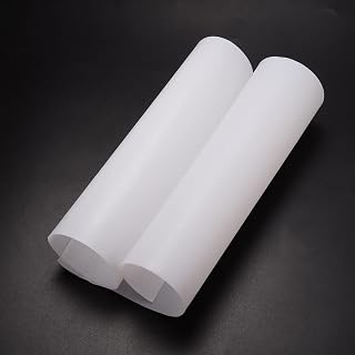 Occus 1Pcs White PTFE Film/Sheet Virgin High Strength Temperature 500x250x0.3mm for Electrical Supplies
