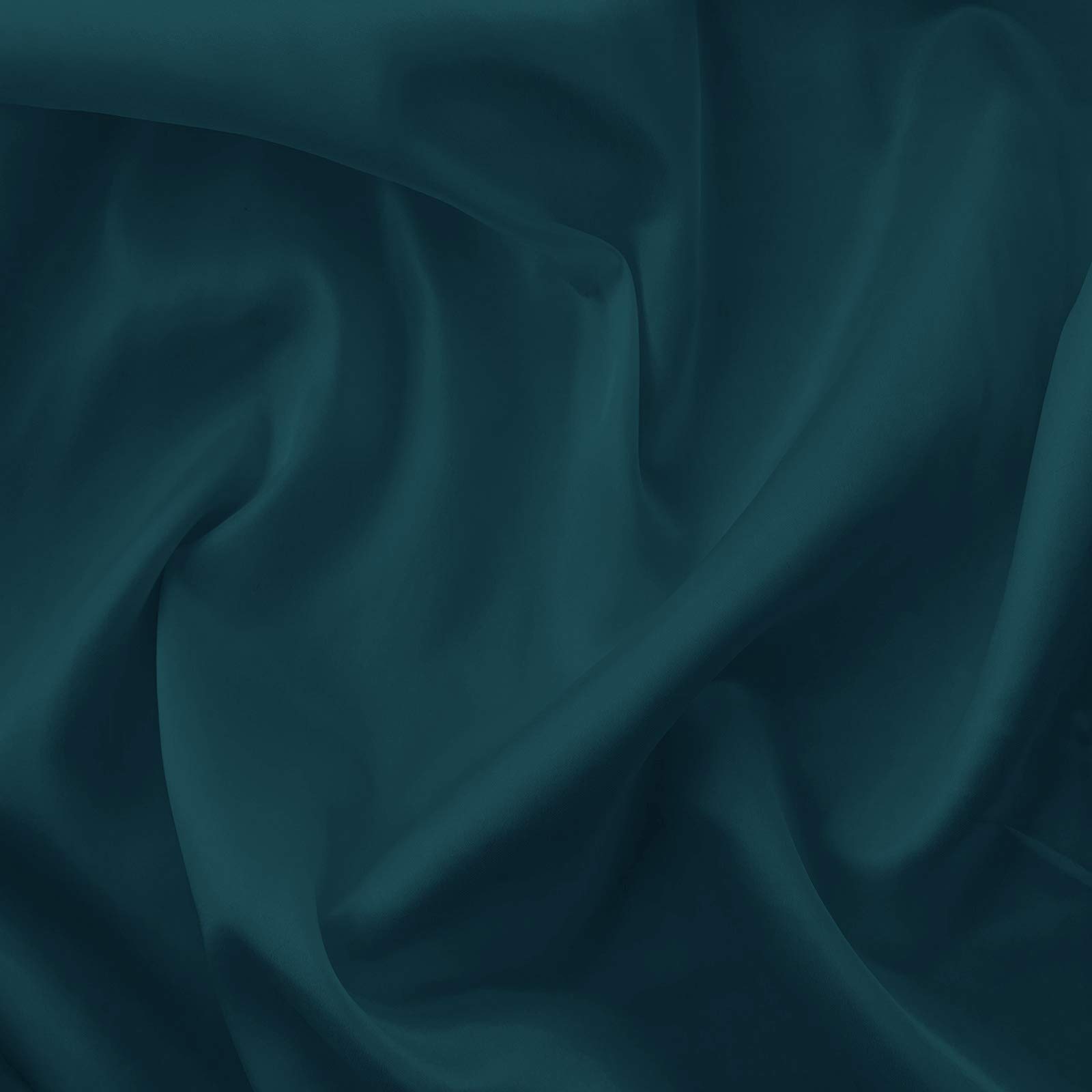 Discover Lifestyle & Fashion Fabrics Teal Silky Satin Liquid Fabric Plain Luxury Dress Craft Decoration Drape Dancewear Material 60" – 150Cm Wide | Sold Per Metre (Teal)