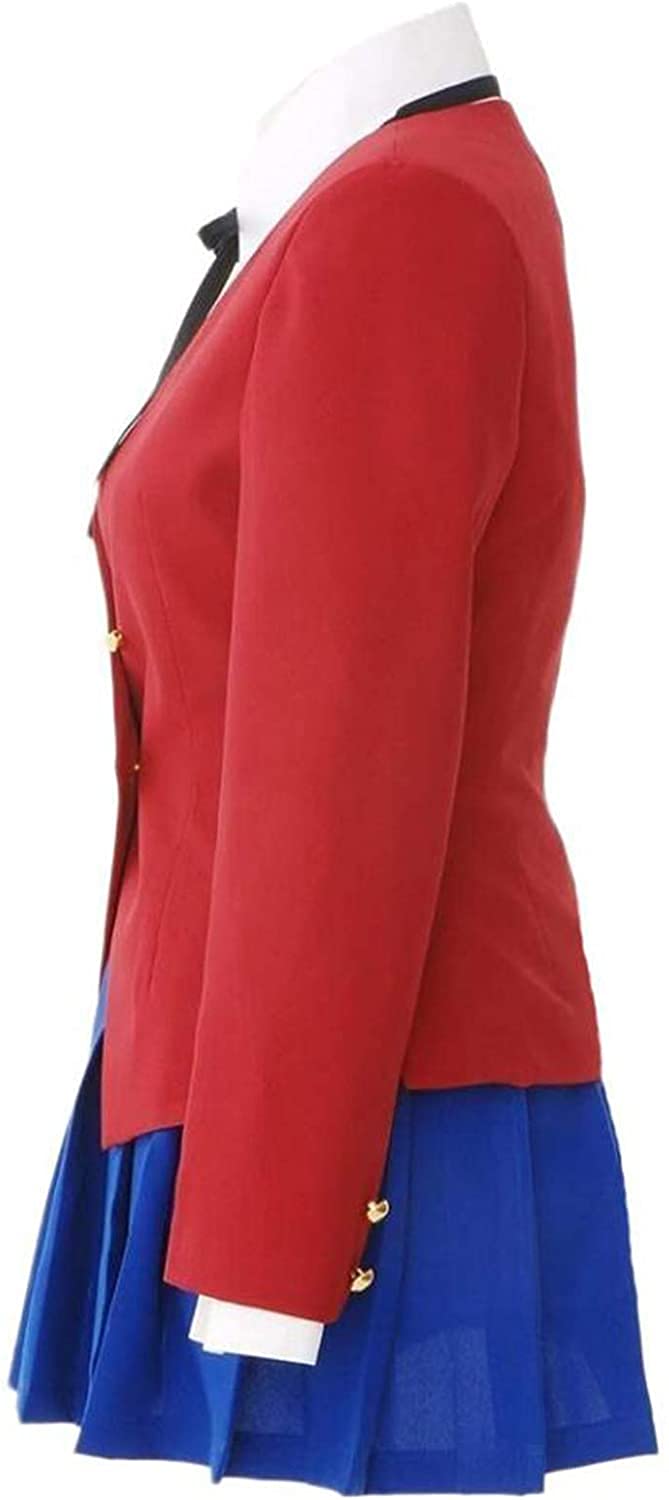 Amazon.co.jp: アニメ逢坂大河コスプレコスチュームとらドラ赤い制服