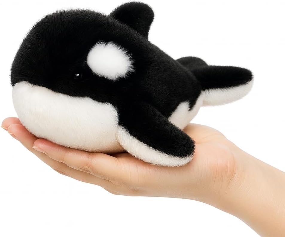 Adorable Whale Stuffed Animal Soft Whale Plush Toy Cute Birthday Gift for Boys Girls Kids Toddlers