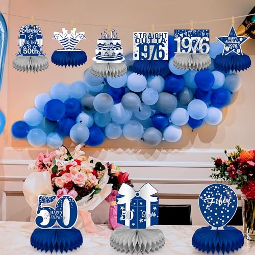 Nid d'abeille 50e anniversaire : décoration de table rapide à monter - 6