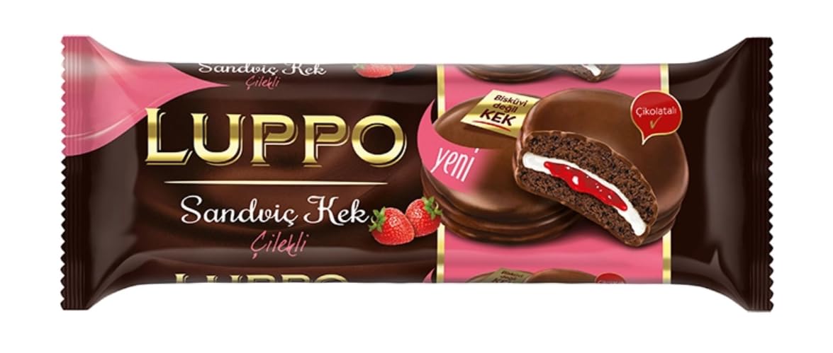Şölen Luppo Çilekli Marshmallowlu Sandviç Kek 182 g