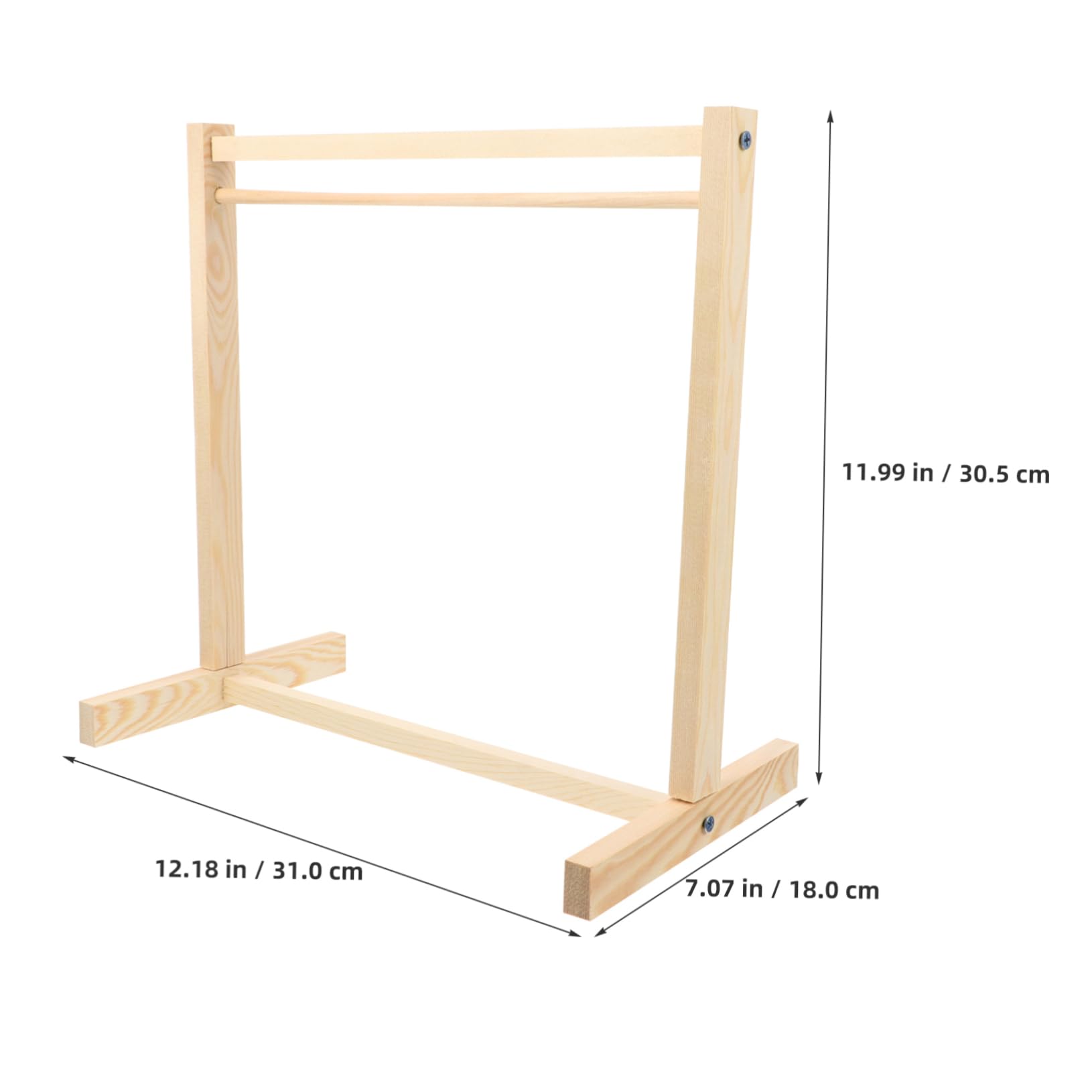 Garneck 1pc Doll Clothes Hanger Accessories Girl Doll Wardrobe Doll Clothes Mannequin Doll Clothing Rack Dolls Clothes Hanger Doll Dress Stand Dolls Clothes Holder Doll Clothes Rack Wooden