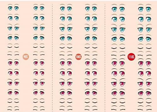 Pupille Decal pour les yeux individuels CYD-01B atelier modélisme 1/12