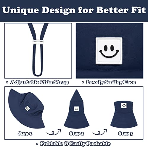 Baby Sun Hat Toddler Sun Hat Wide Brim Toddler Bucket Hat Infant Sun Hat for Boys Girls UPF 50+ Kids Hat Baby Beach Hat4