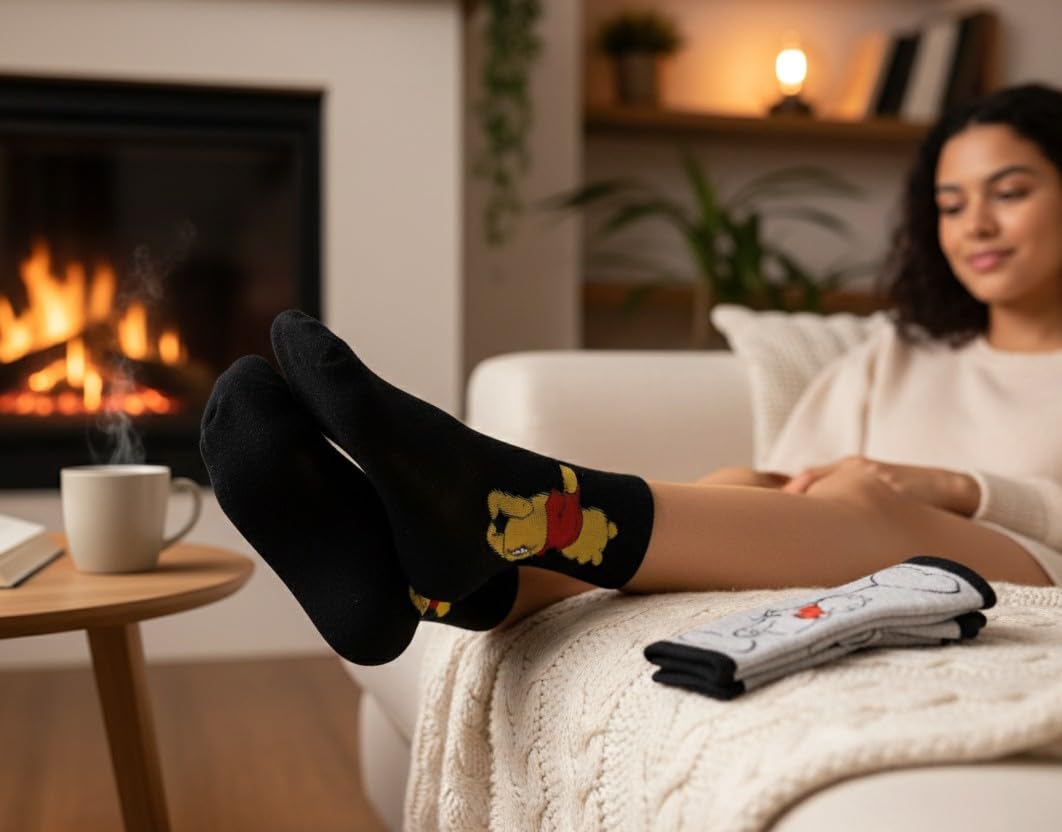Disney – Chaussettes Femme Licence Winnie l’ourson Pack