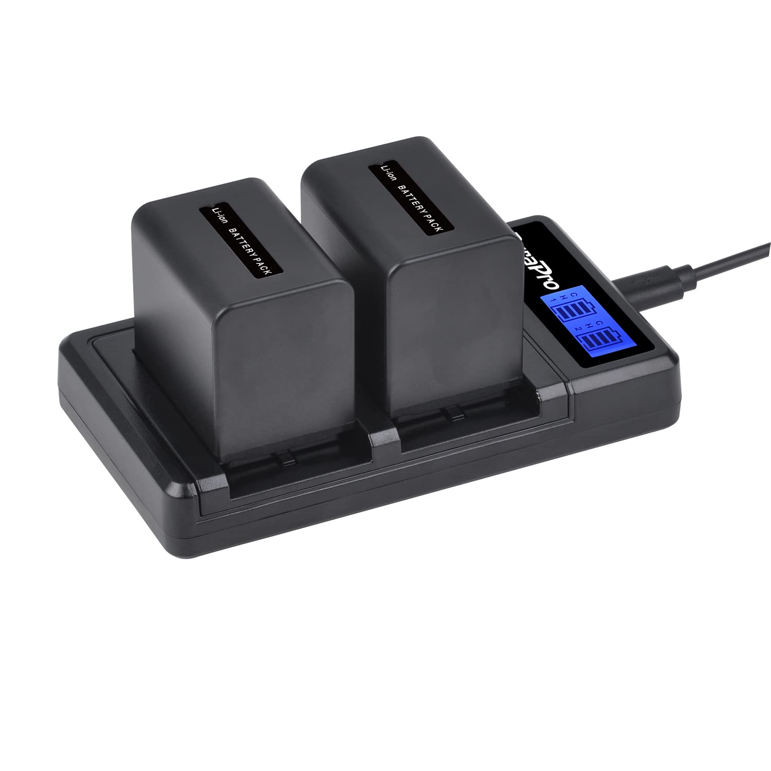 DuraPro 2 szt. 2500 mAh NP-FV70 NP FV70 akumulator + LCD USB ładowarka do Sony NP-FV50 FV30, FV100; seria V, kamera do telefonu komórkowego HDR-CX230 HDR-CX150E HDR-CX170 CX300 Z1