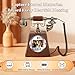 WORVABE Video Audio Guest Book Wedding Phone, 3.5” 1080P Video Guestbook Phone for Wedding, Bridal Shower, Birthday Party, Baby Shower, Anniversary Engagement (Wood-Toned Brown)