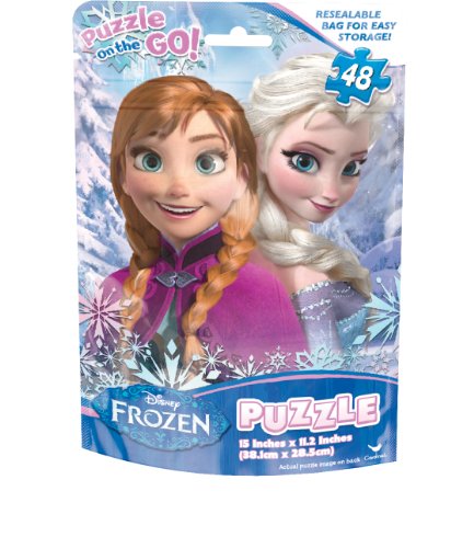 Frozen Basic Puzzle on The Go in Foil Bag (48-Piece) assorted puzzles