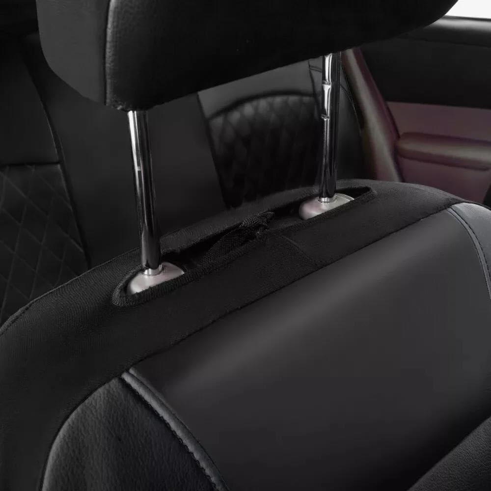 YuEany Autostoelhoezen universele pasvorm voor NISSAN X-Trail Versa Sulphy Teana Sentra Maxima Murano Rogue Sport Bescherming Volledige Set Stoelhoezen