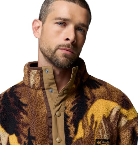 Image of Columbia Men's Helvetia II Printed Half Snap Fleece