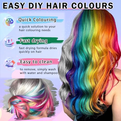 Spray de color temporal para cabello púrpura 120 ml miniatura 4