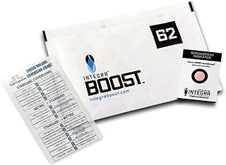 Integra Boost RH 62% 2 Way Humidity Control (67 Gram - 48 Packets) + Twin Canaries Chart