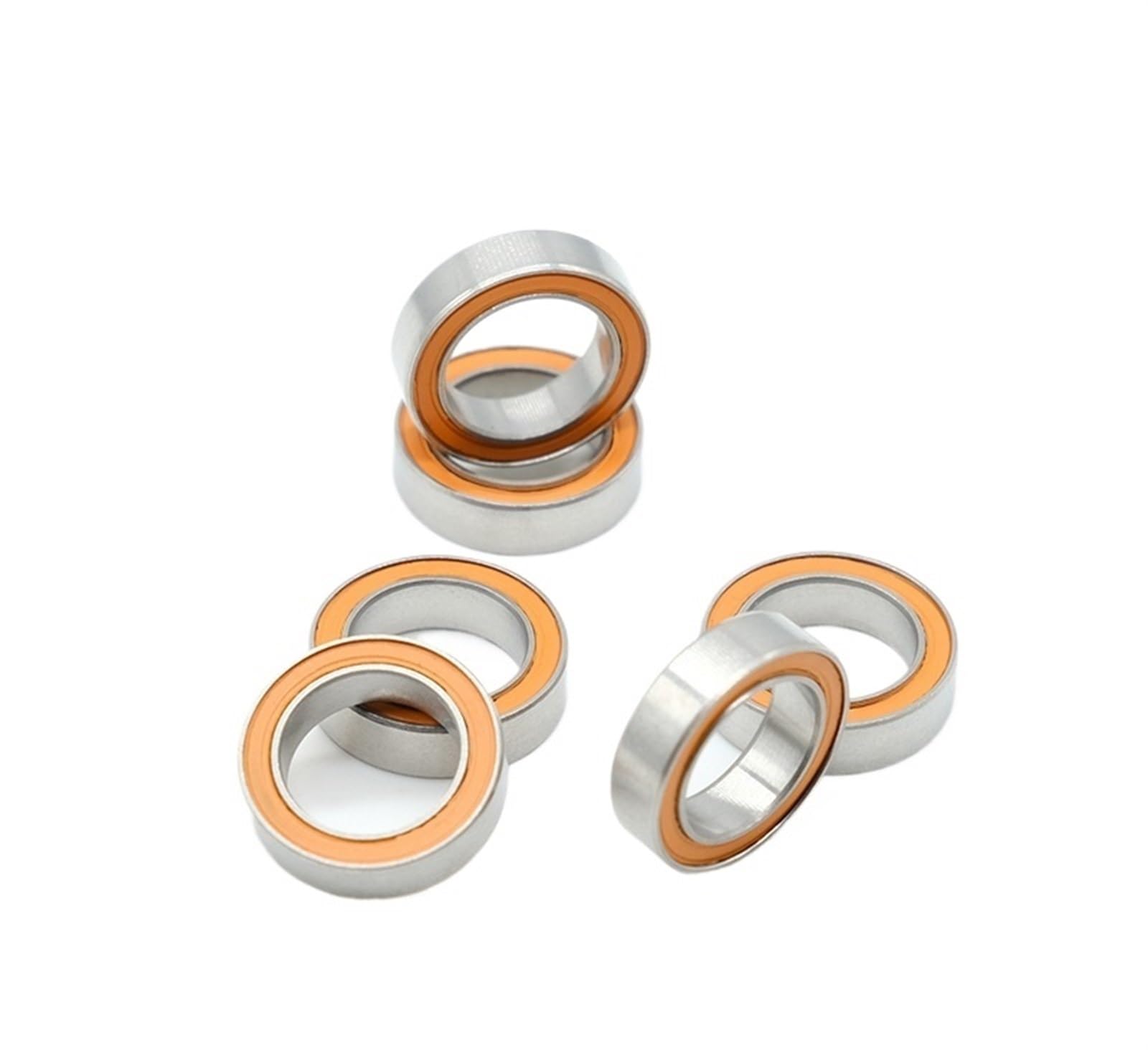 Rodamientos de Bolas en Miniatura con Doble Blinda 10 Uds S6700 2RS CB 10x15x4mm ABEC-7 rodamiento de Bolas de cerámica híbrido de Acero Inoxidable sin Grasa Giro rápido