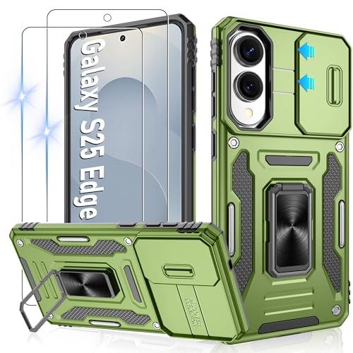 Coque Samsung S25 Edge Gritup avec protège-caméra et 2 verres