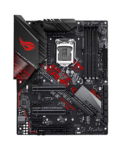ASUS ROG STRIX Z390-H GAMING Intel Z390 LGA 1151 (ottava/nona generazione) ATX Scheda Madre da Gioco con Supporto DDR4 a 4266 MHz +, Doppio M.2, SATA 6Gbps, HDMI, USB 3.1 Gen 2, Nero