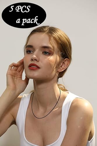 Wunionup FU-A-301 Black Natural Leather Necklace Chain thumb #2