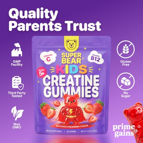Prime Gains Kids Creatine Gummies