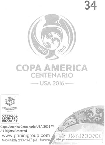Miniatura 2 de 2016 Panini Copa America Centenario Soccer Sticker #34 Bobby Wood 2 Inch wide X 3 inch tall album sticker