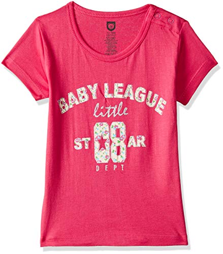 Image of 612 League Baby Girls' Plain Regular Fit T-Shirt