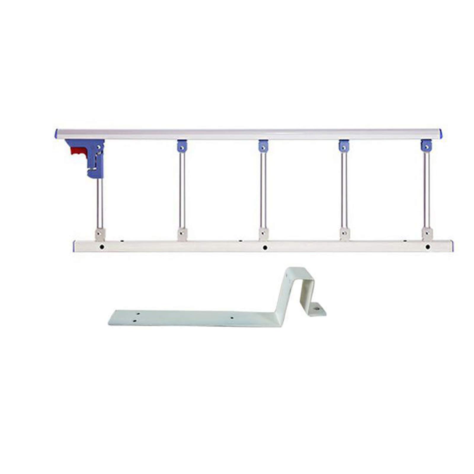 TIM-LI (Built-In Bed) Foldable Elderly Bed Guard Rails, Stainless Steel Grip Bumper Bar for Adults Or Seniors,5