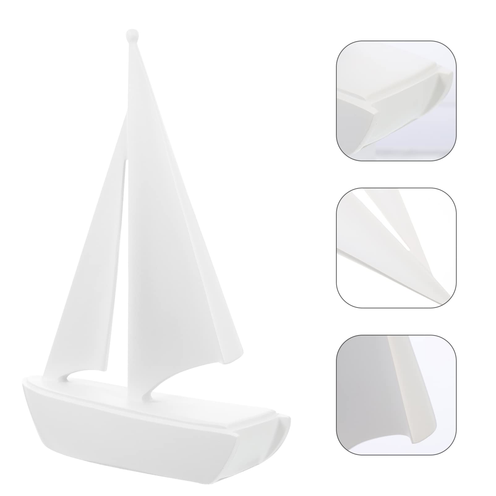 Veemoon Ornamento in Resina Forma Di Barca Vela Decorazione Retrò Per Barca Vela Artigianato Da Tavolo Per Ufficio Arredamento Per Casa Un Unico e Creativo
