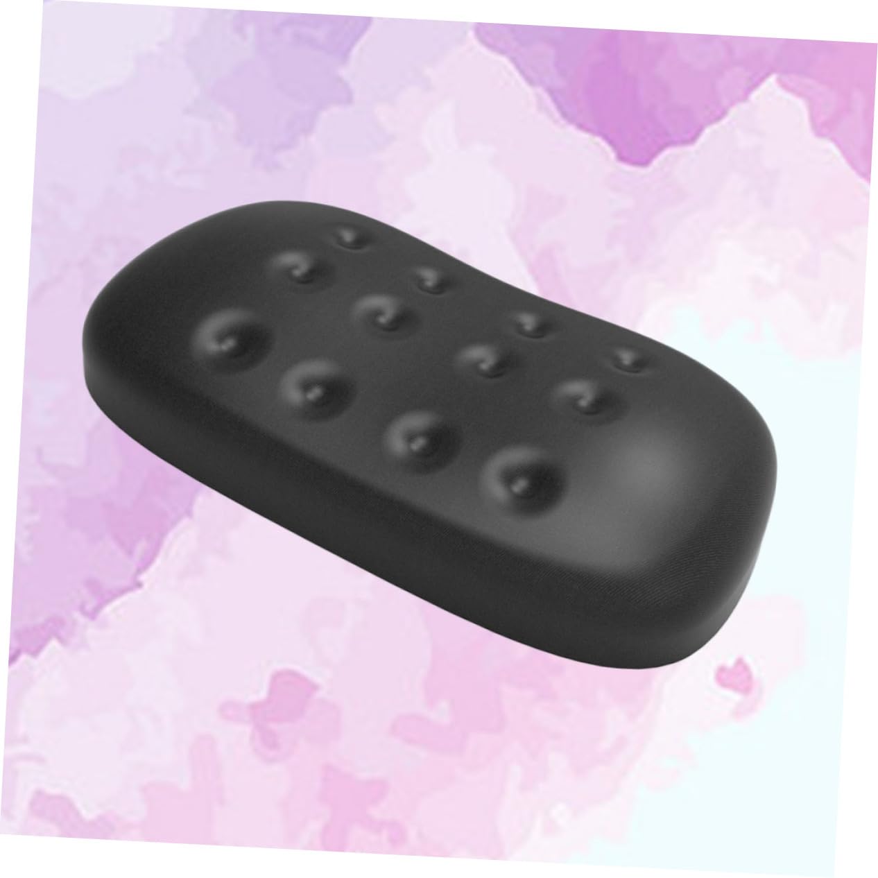 Lurrose 3 Pezzi Di Poggiapolsi in Memory Foam Per Mouse Pad Nero Che Favorisce Una Postura Sana
